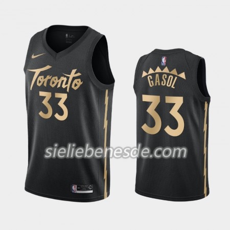 Herren NBA Toronto Raptors Trikot Marc Gasol 33 Nike 2019-2020 City Edition Swingman